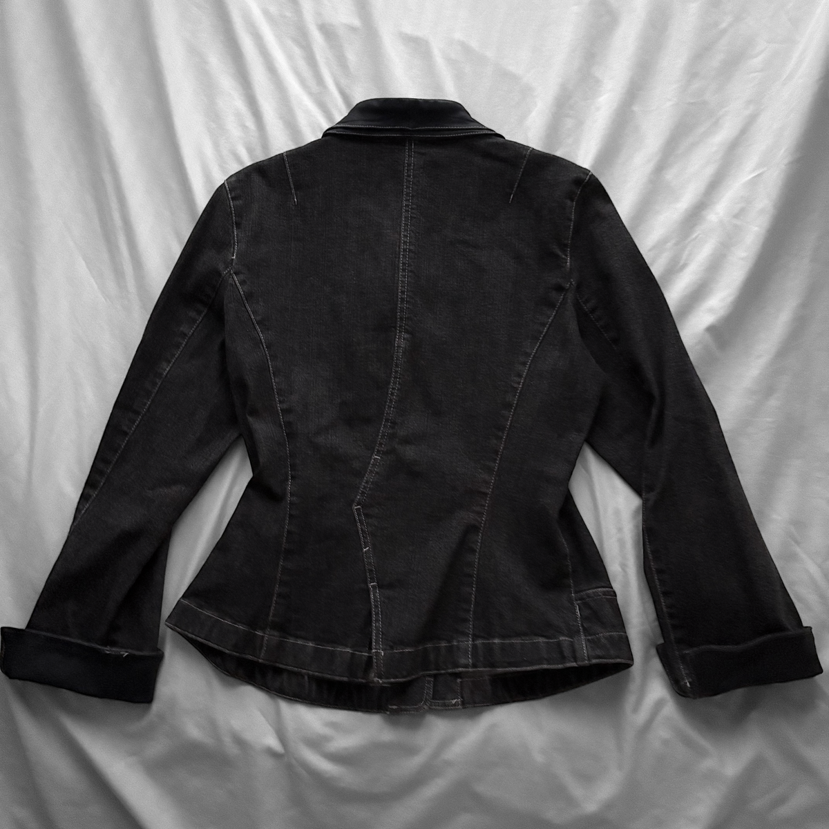 Dark Denim Frilly Jacket