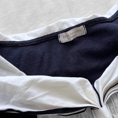‘Axes Femme’ Dark Navy Sailor Top