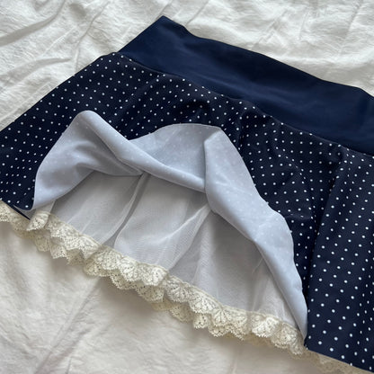 Navy lace bikini set