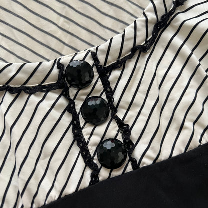 Striped ribbon tunic
