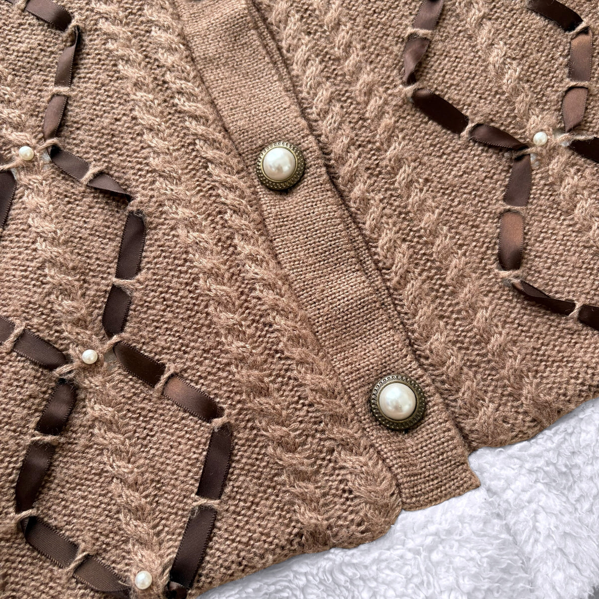 ‘Axes Femme’ Sherpa Poncho