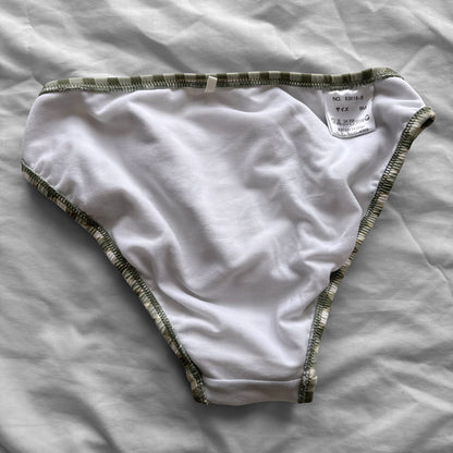 M size•green plaid bikini Set