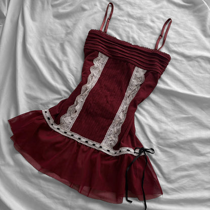 ‘Axes Femme’ Coquette Cherry Top