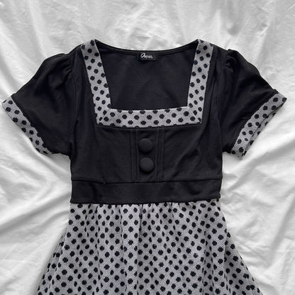 Polka dots tunic dress