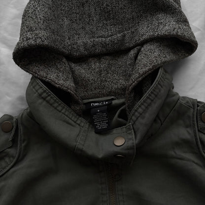 Olive Military-Inspired Jacket