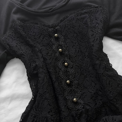 Axes Femme Coquette lace corset top