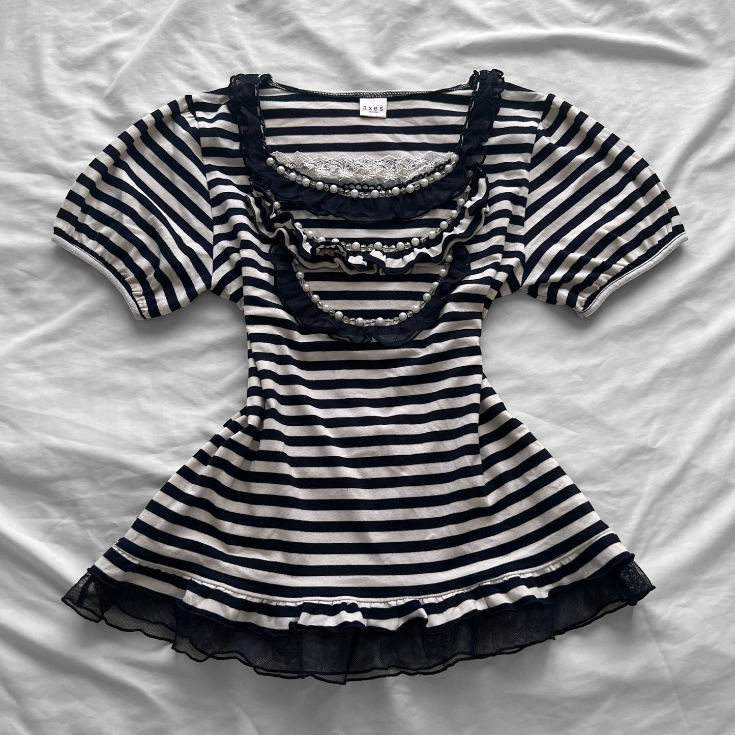 ‘Axes Femme’ Striped Top