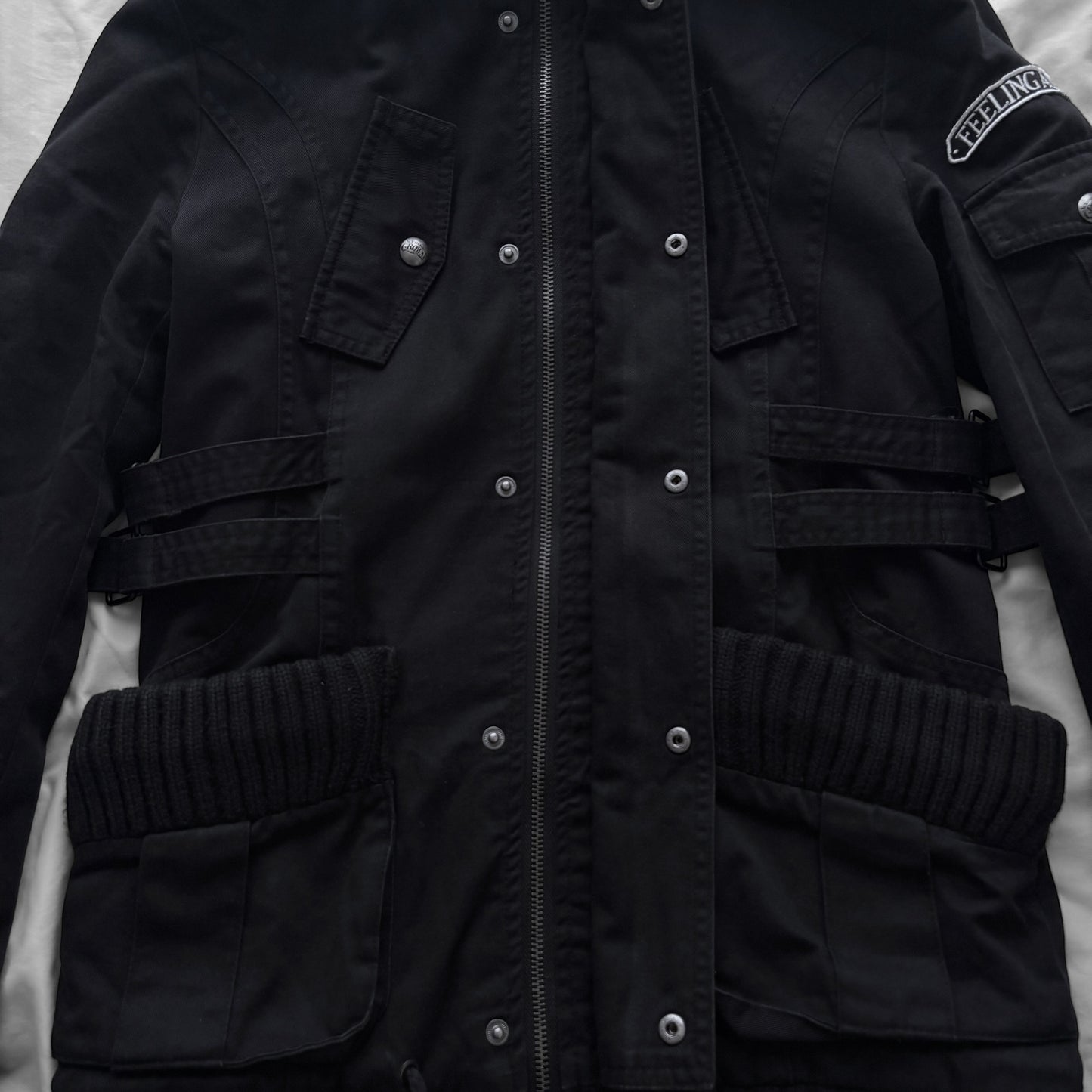 Military Style Hooded Jacket