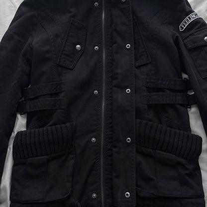 Military Style Hooded Jacket