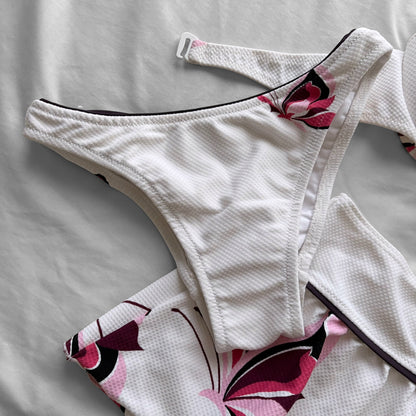 M size•Butterfly Rhinestone Y2K bikini Set