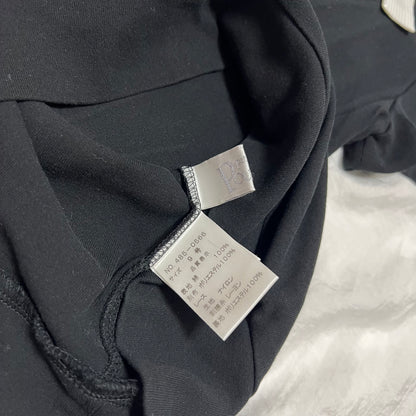 Black layered lace top