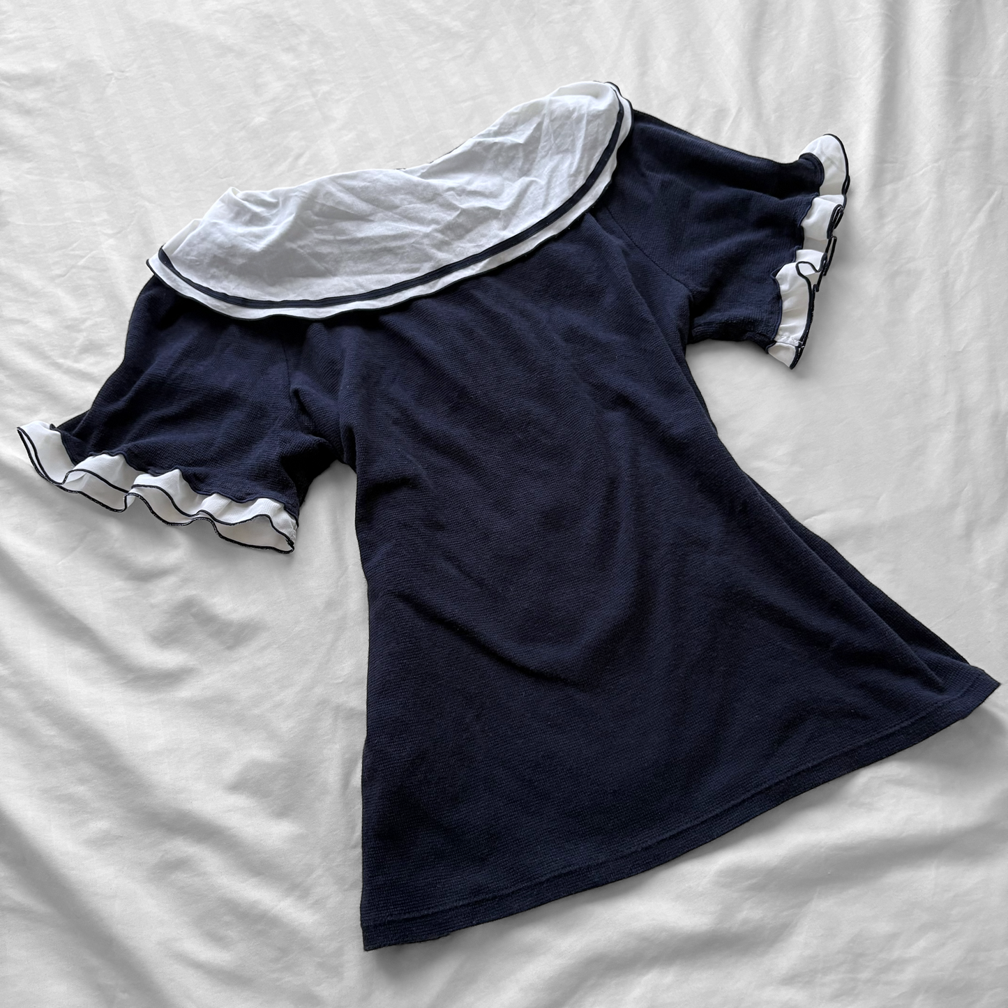 ‘Axes Femme’ Dark Navy Sailor Top